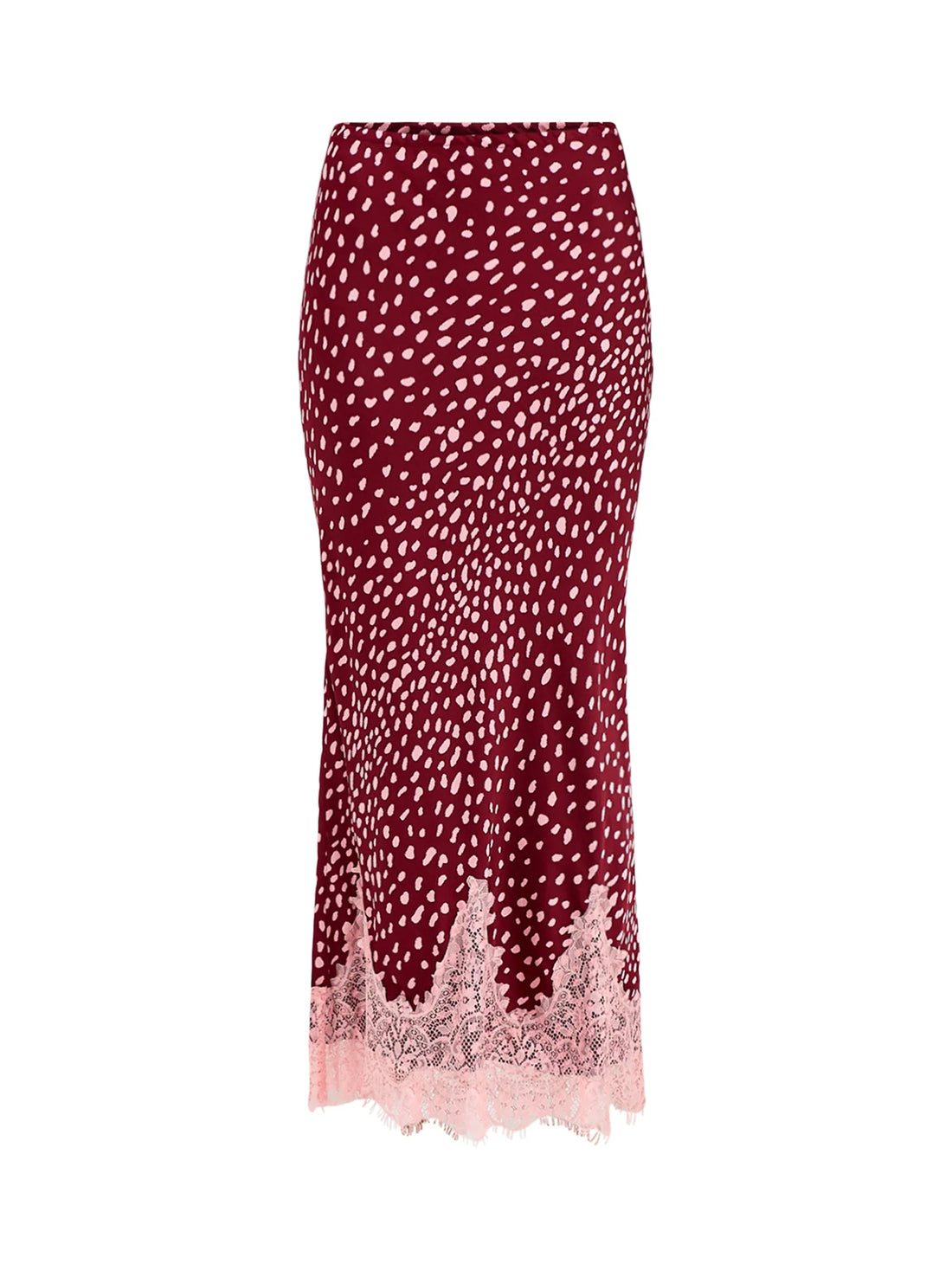 Never Fully Dressed Burgundy Deer Maeva Skirt