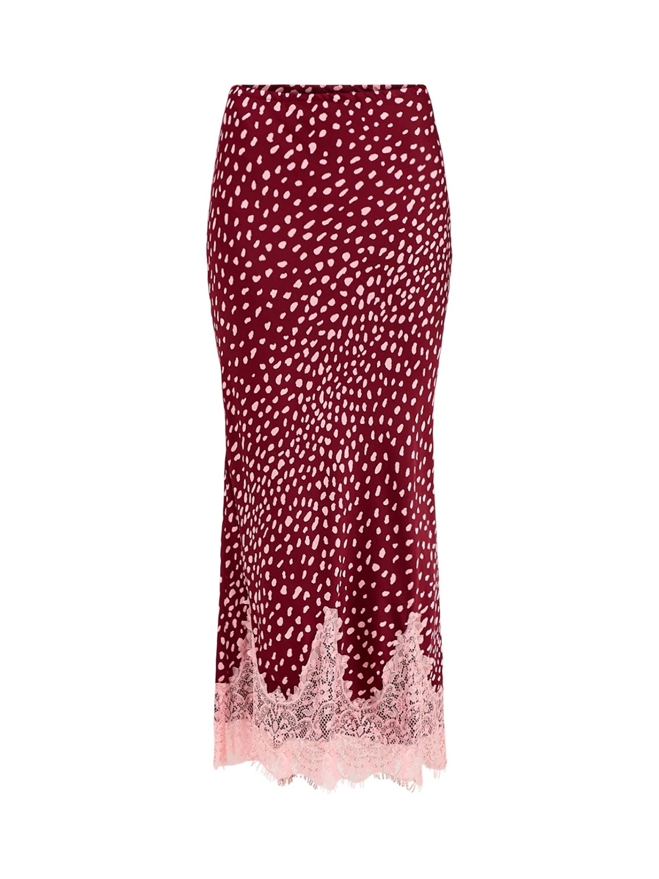 Never Fully Dressed Burgundy Deer Maeva Skirt