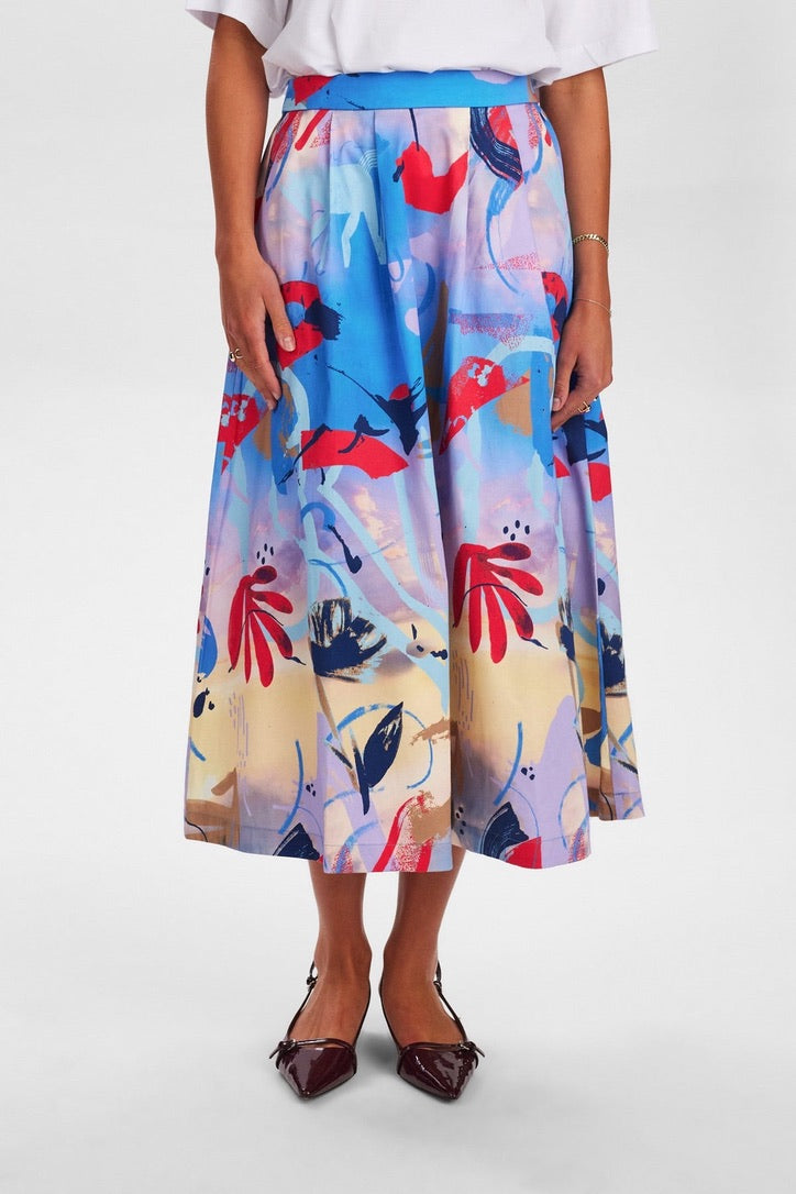 Nümph Nugloria Skirt in Regatta Print