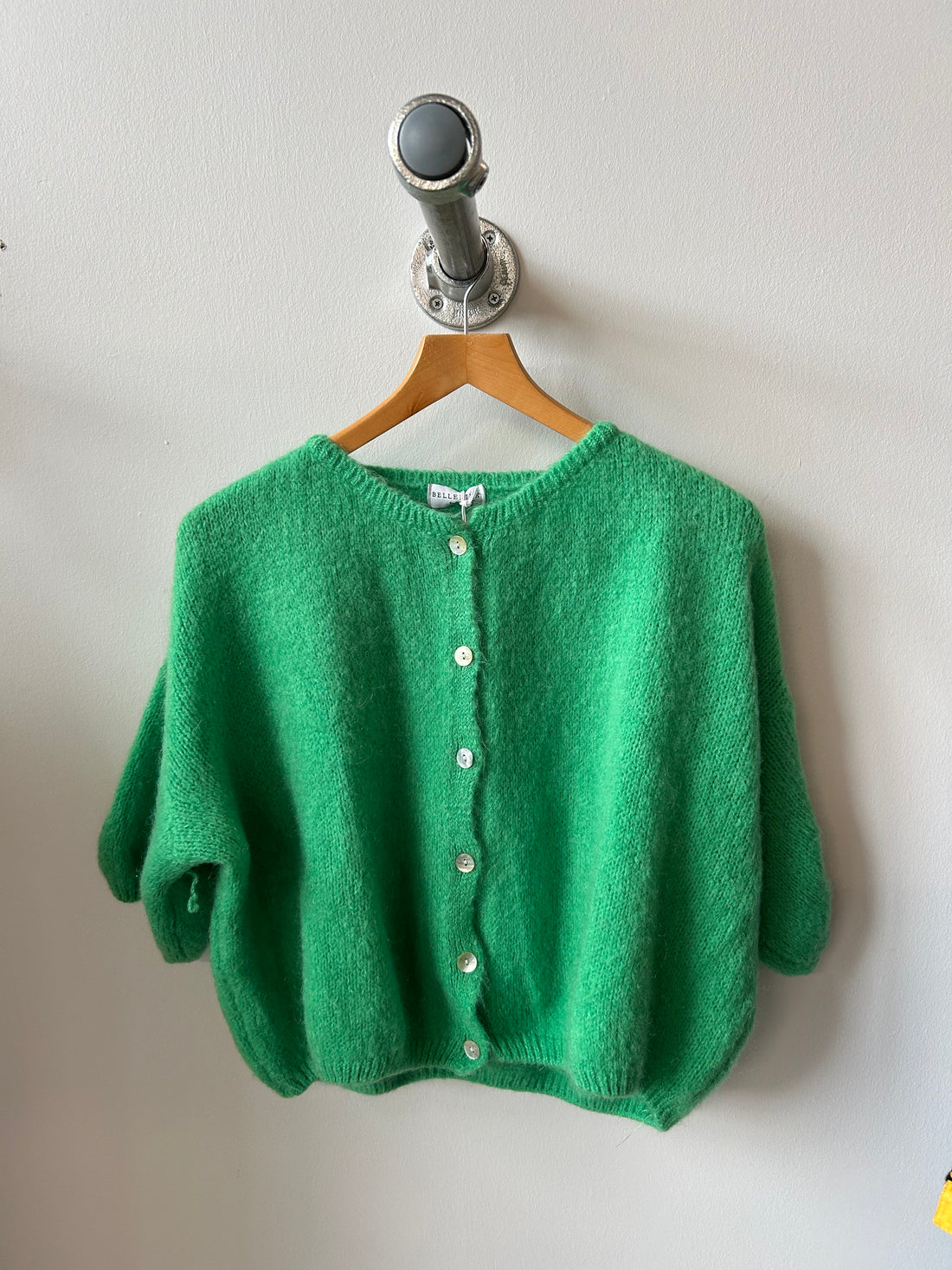 Tilly Mohair Cardigan in Green (ONE SIZE)