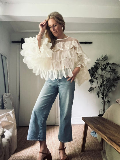 Lola Shirt in Cream (One Size)