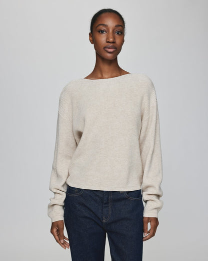 MSCH Klaka Reversible Cardigan in Oatmeal