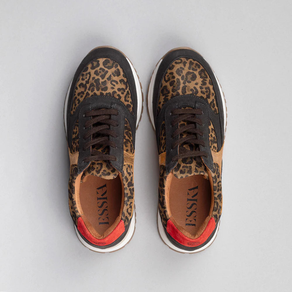 Esska Cinda Vegan Trainers in Leopard