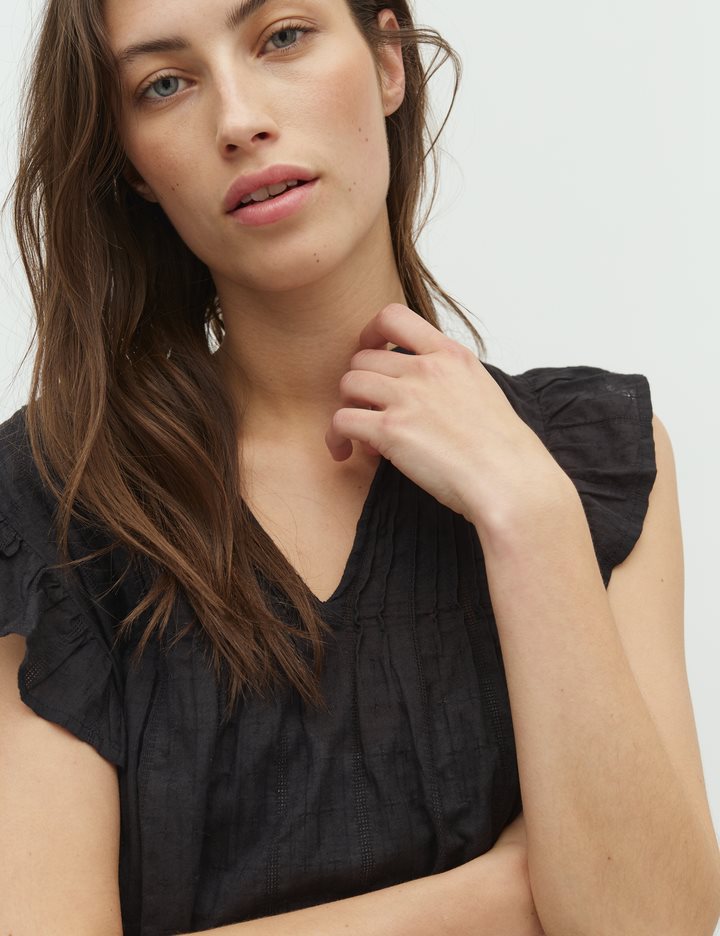 MbyM Gemela Acasia Cotton Top in Black