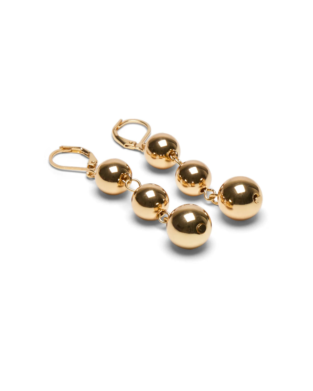 Blackpool Drop Ball Earrings in  Gold