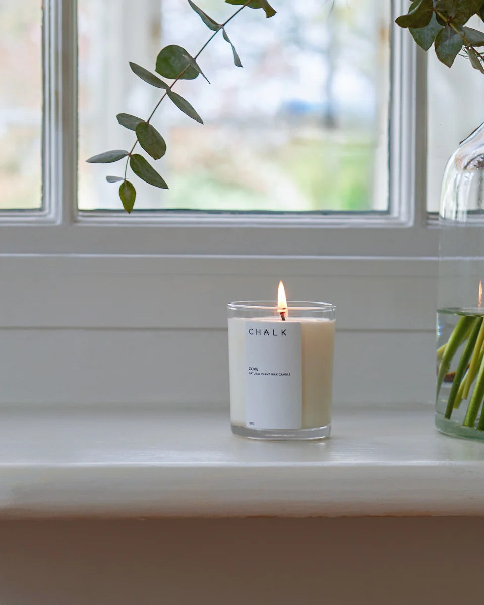 Chalk Luxury Hand Poured Candle in Cove