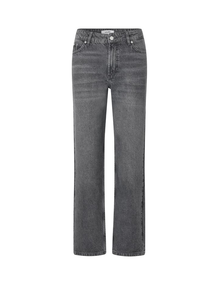 MbyM Jays Straight Leg Jeans in Black Grey Wash