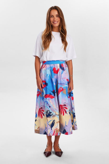 Nümph Nugloria Skirt in Regatta Print