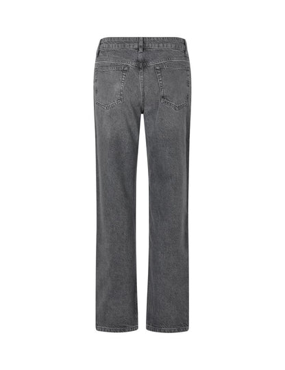 MbyM Jays Straight Leg Jeans in Black Grey Wash