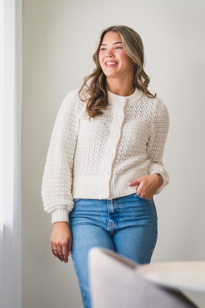 MSCH Tinna Cardigan in Egret