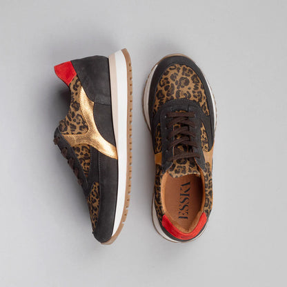 Esska Cinda Vegan Trainers in Leopard