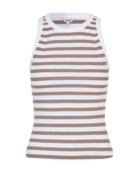 MbyM Jaxson-M Top - White Twig Striped