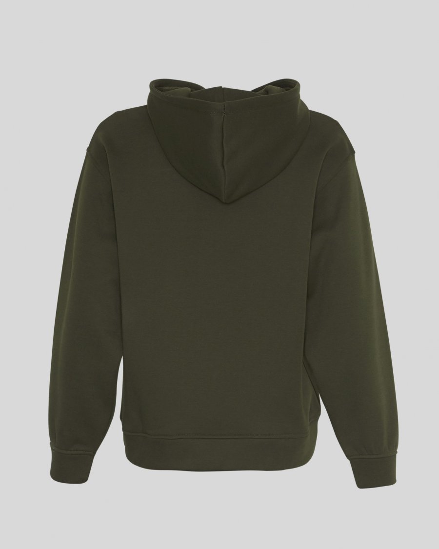 MSCH Ethella Hoodie Sweatshirt in Forest Green