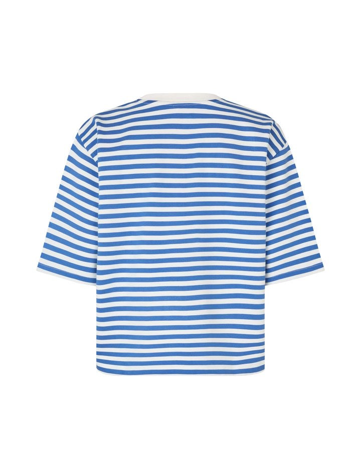 MbyM Betsy Top in Sapphire Stripe