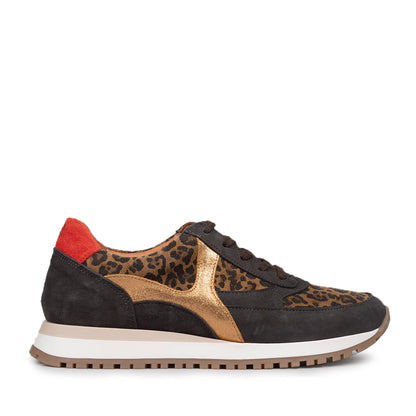 Esska Cinda Vegan Trainers in Leopard