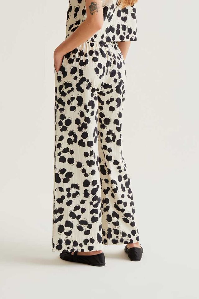 Dalmatian print trousers