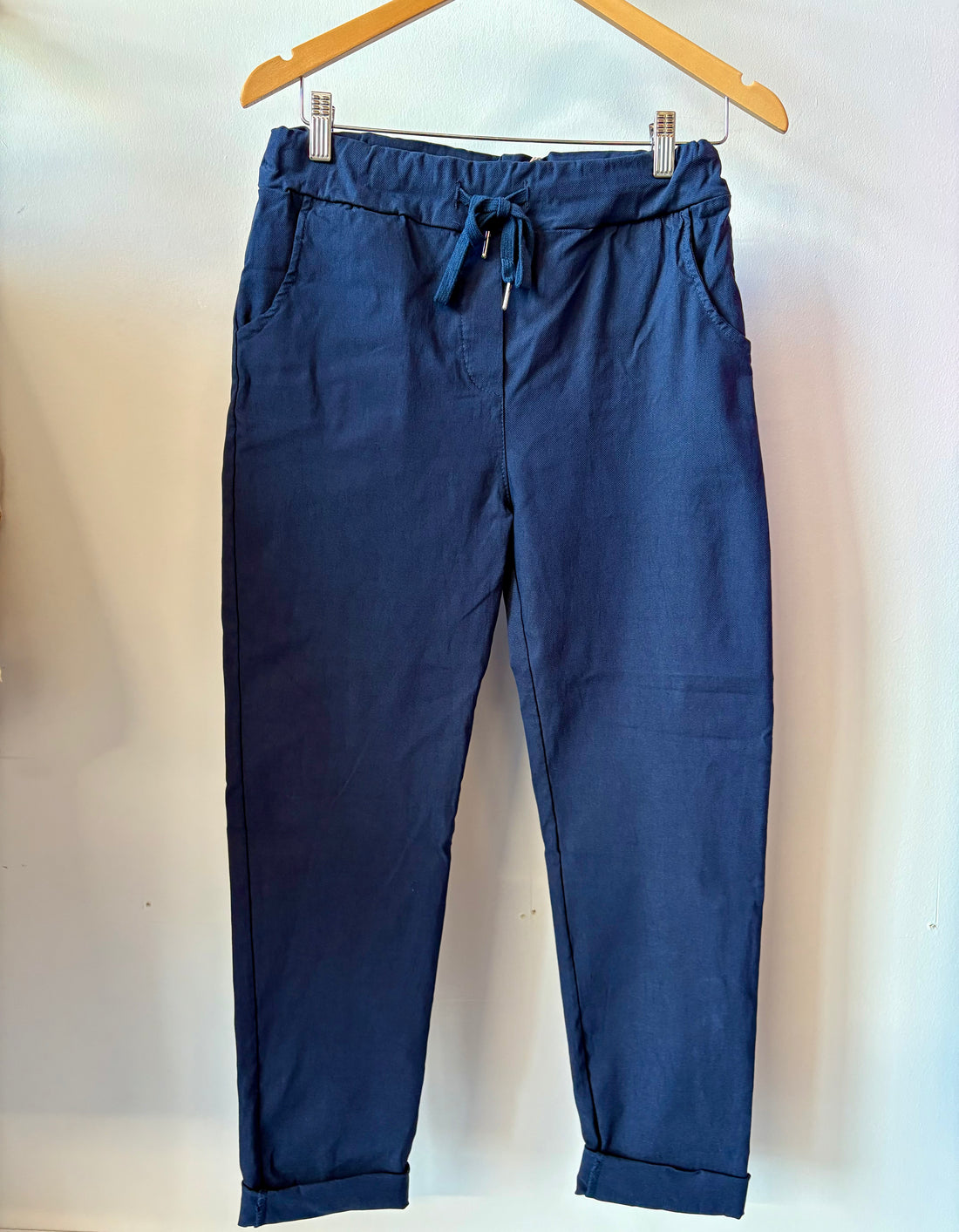 Twill Trouser in Navy (ONE SIZE UK 10-16)
