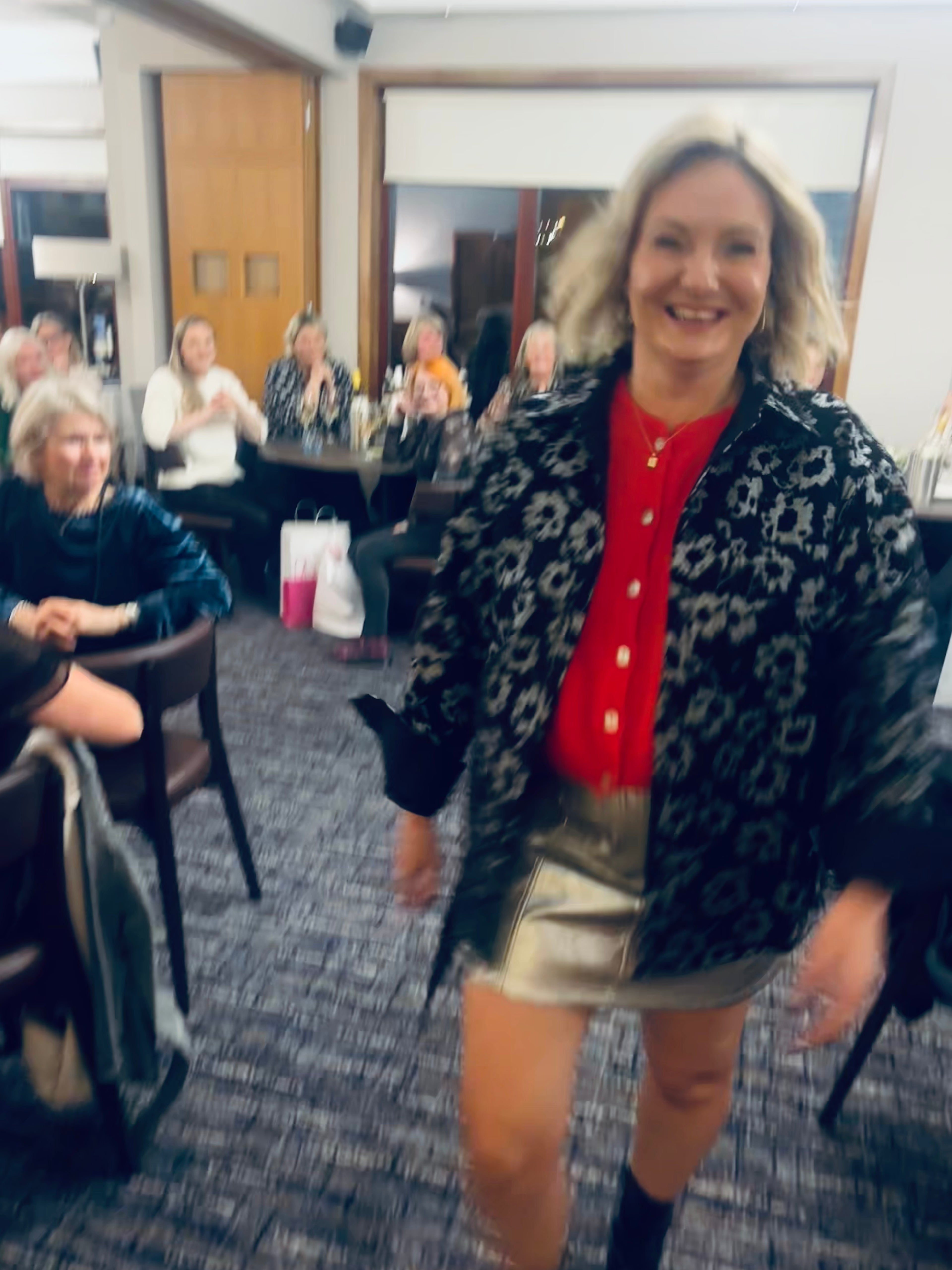 FRNCH Giuni Shirt Jacket in Black and Silver