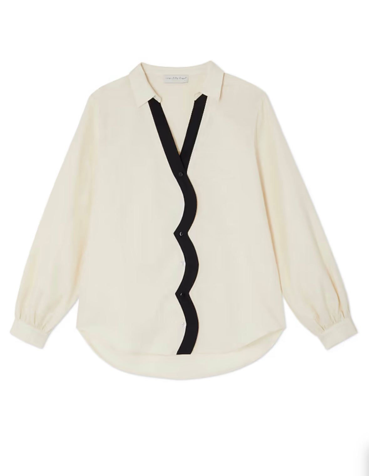 Never Fully Dressed Mono Scallop Shirt