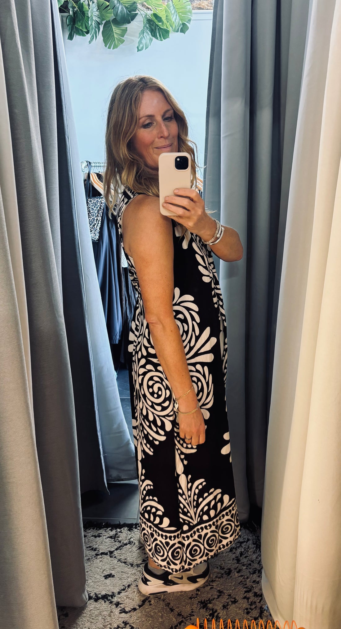 Caroline Pattern Dress (ONE SIZE)