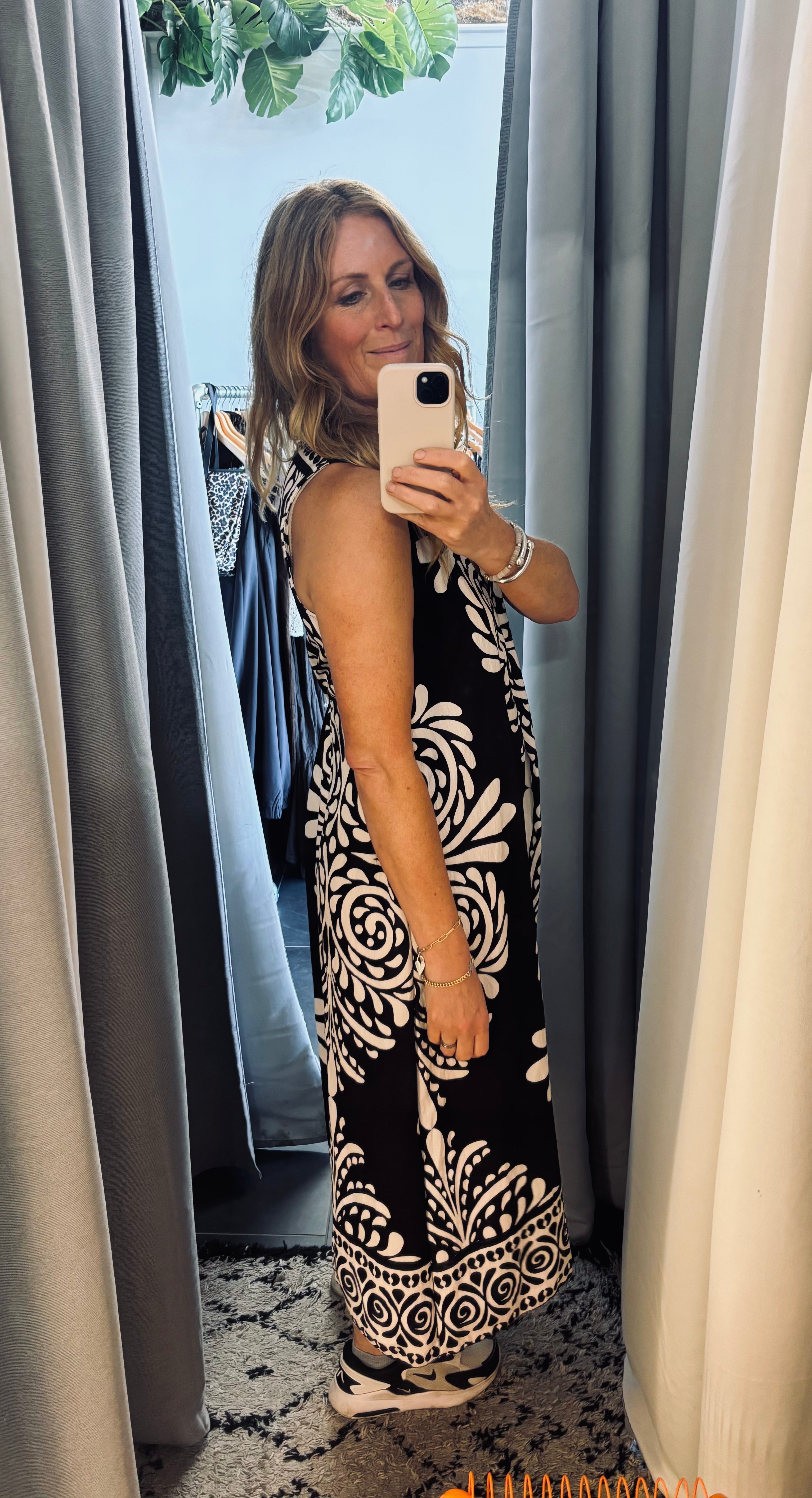 Caroline Pattern Dress (ONE SIZE)