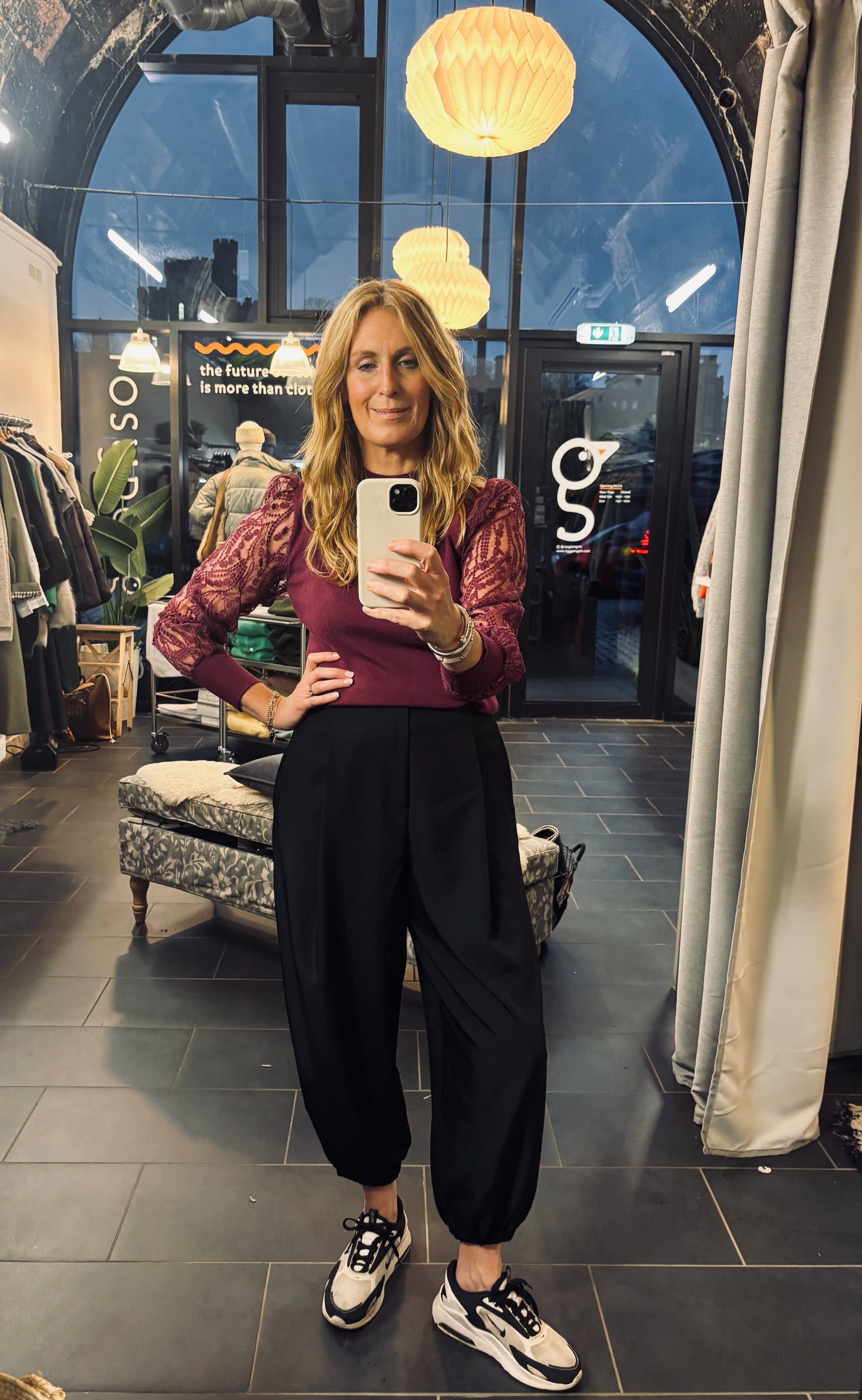 Black Barrel Pant (One Size)