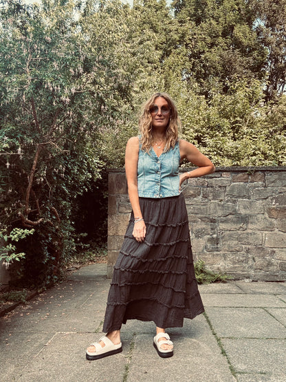 Caitlin Skirt in Brown (ONE SIZE)