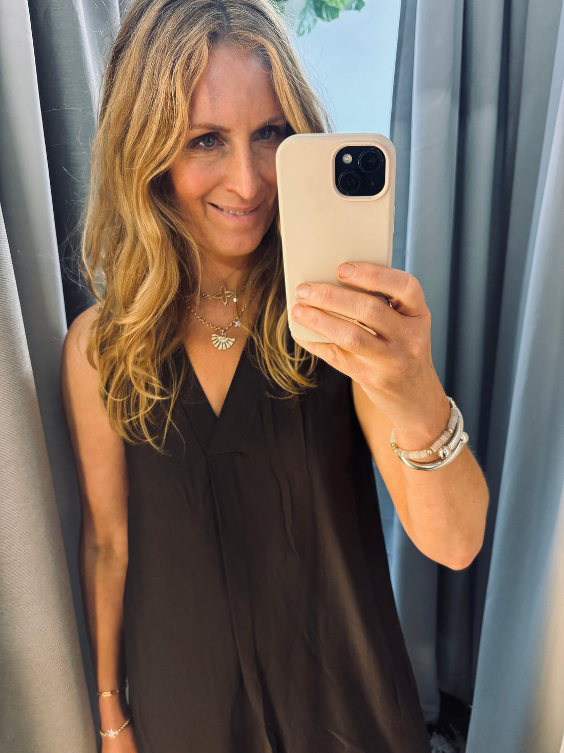 Caroline Dress in Brown (ONE SIZE)