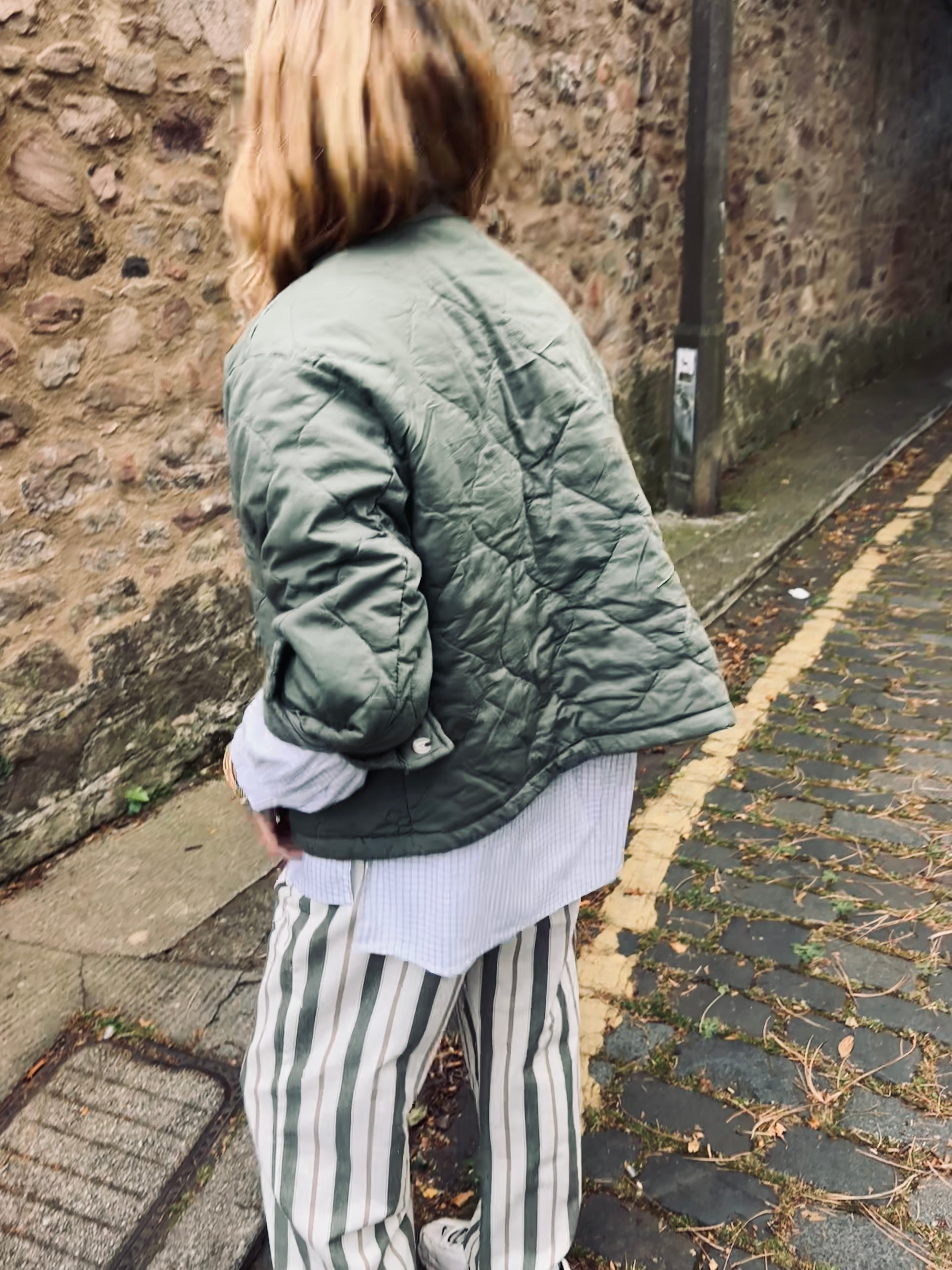 Harper Green Padded Jacket (ONE SIZE)