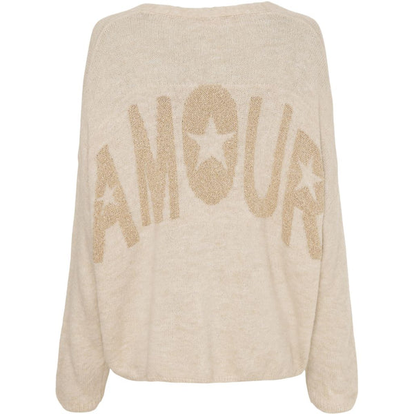 Thea Amour Cardigan In Beige - one size