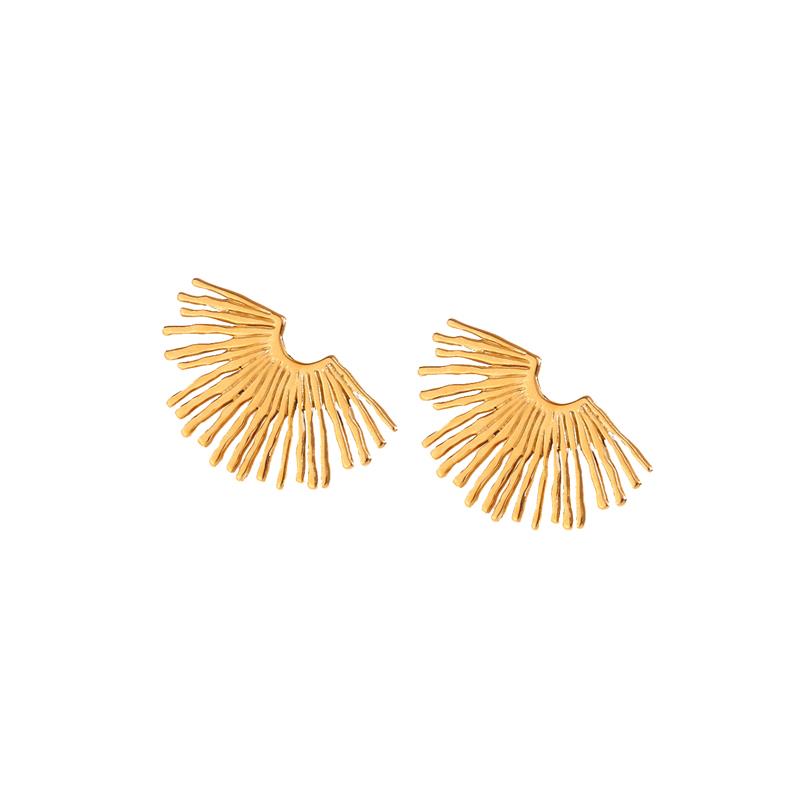 Sunray Earrings In Gold