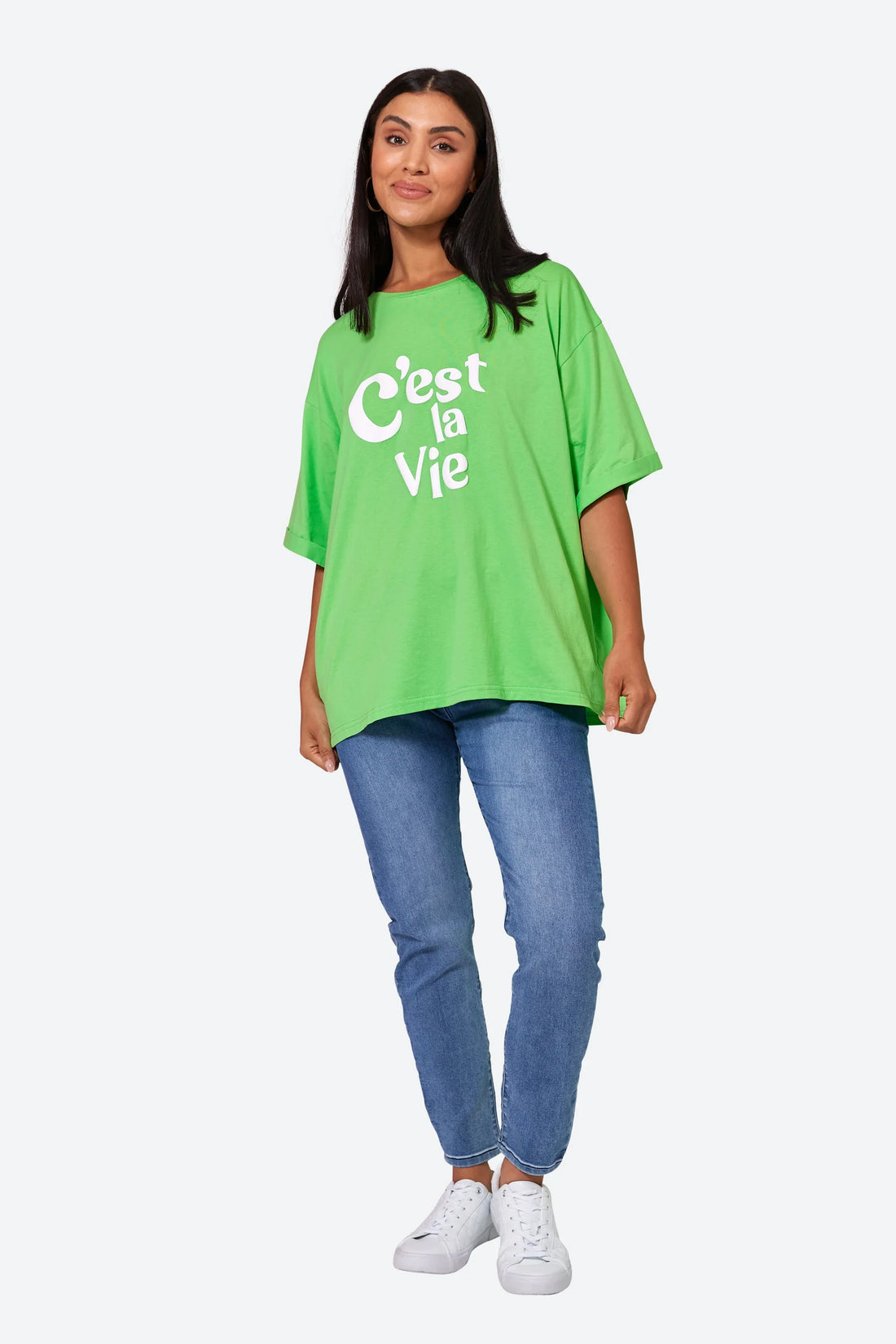 Eb&amp;Ive C’est La Vie T-shirt In Kiwi