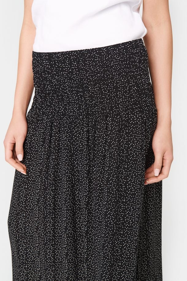 Saint Tropez Edua Skirt In Black Mini Dots