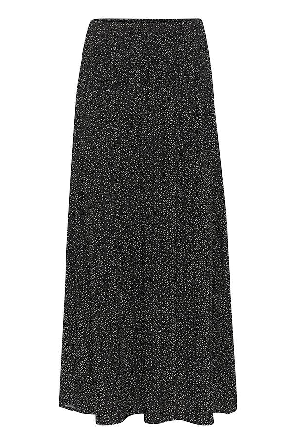 Saint Tropez Edua Skirt In Black Mini Dots