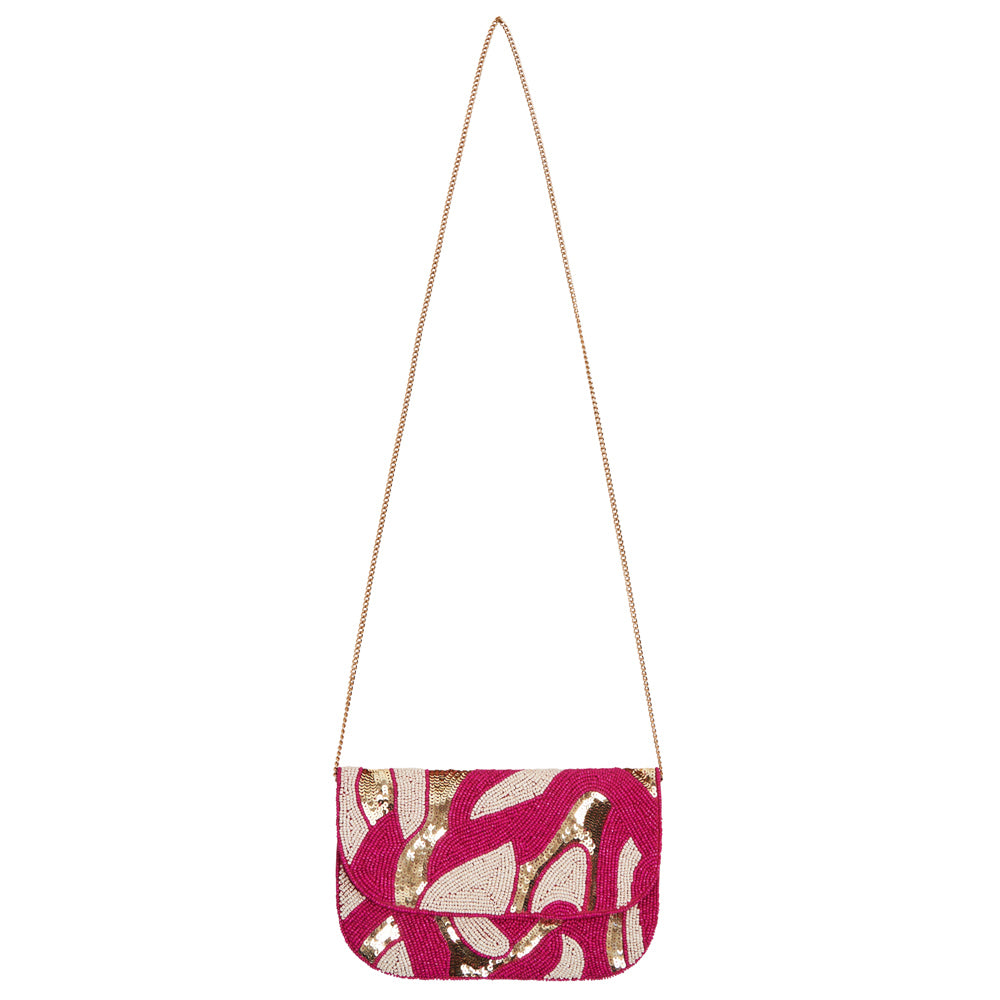 Eb&amp;Ive Luxe Clutch Candy Pink