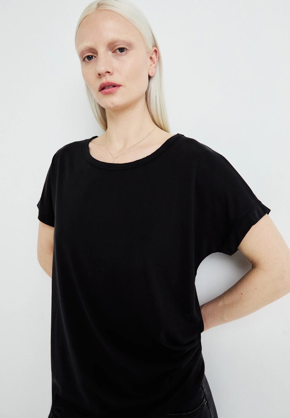 MSCH Fenya Modal Tee In Black
