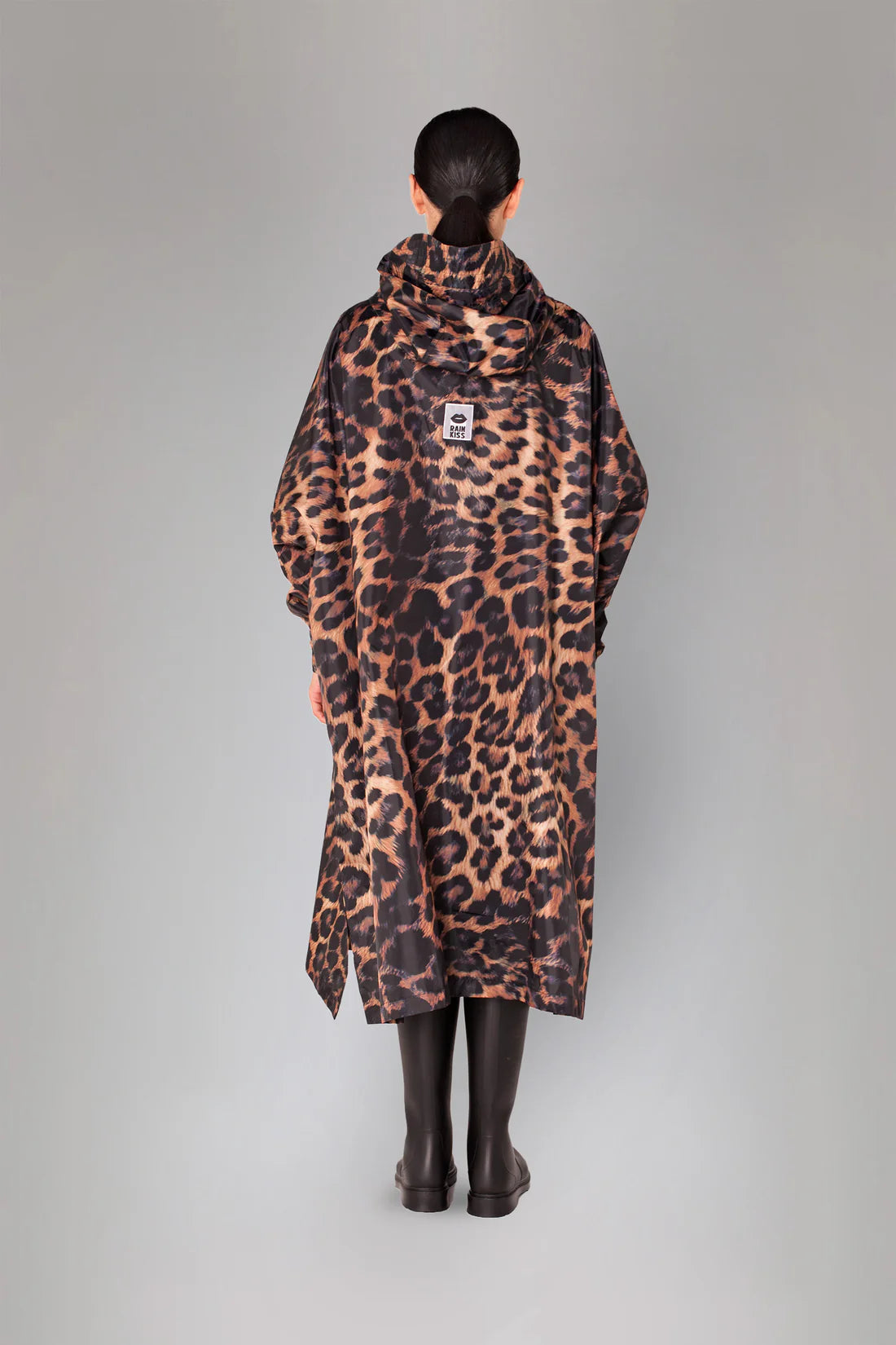 Rain Kiss Dark Leopard - Rain Poncho (ONE SIZE)