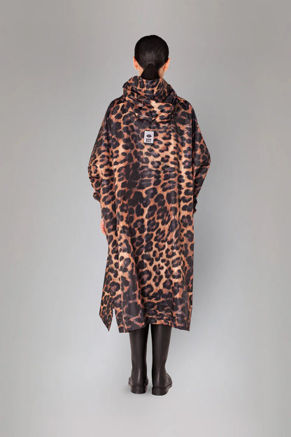 Rain Kiss Dark Leopard - Rain Poncho (ONE SIZE)