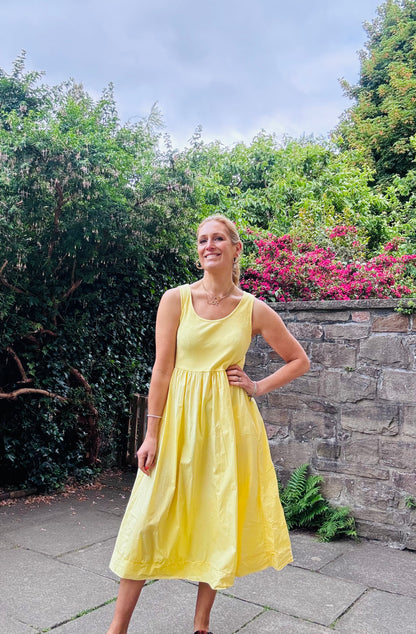 Yellow Cotton Dress (one Size)