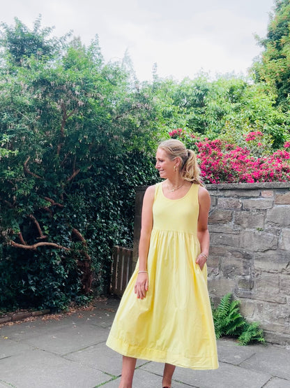 Yellow Cotton Dress (one Size)