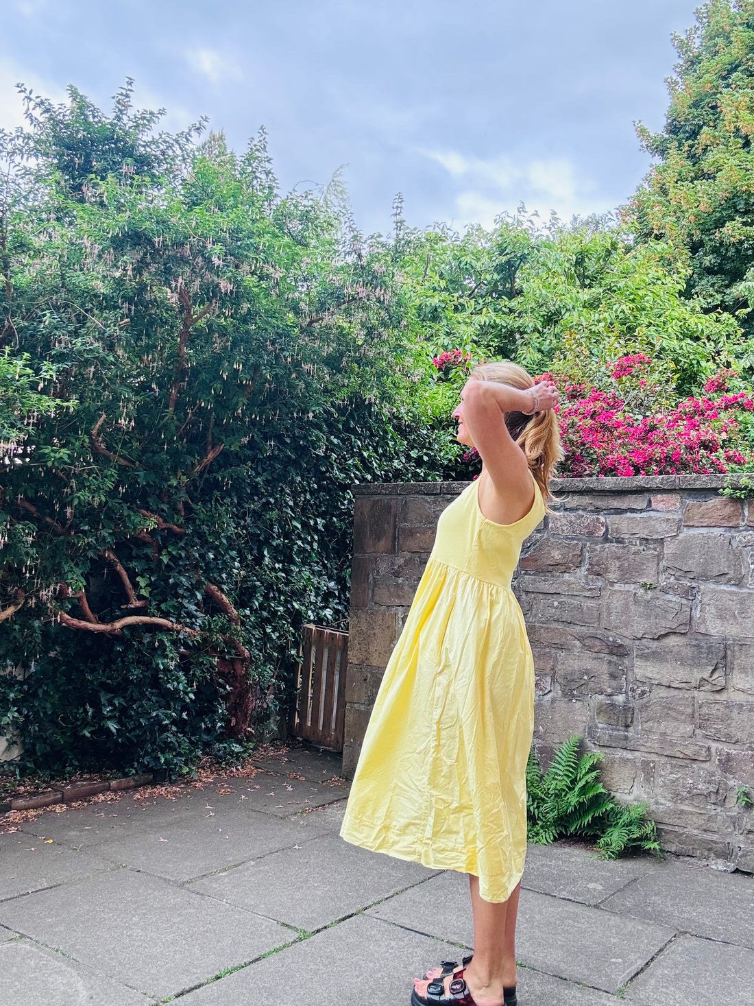 Yellow Cotton Dress (one Size)
