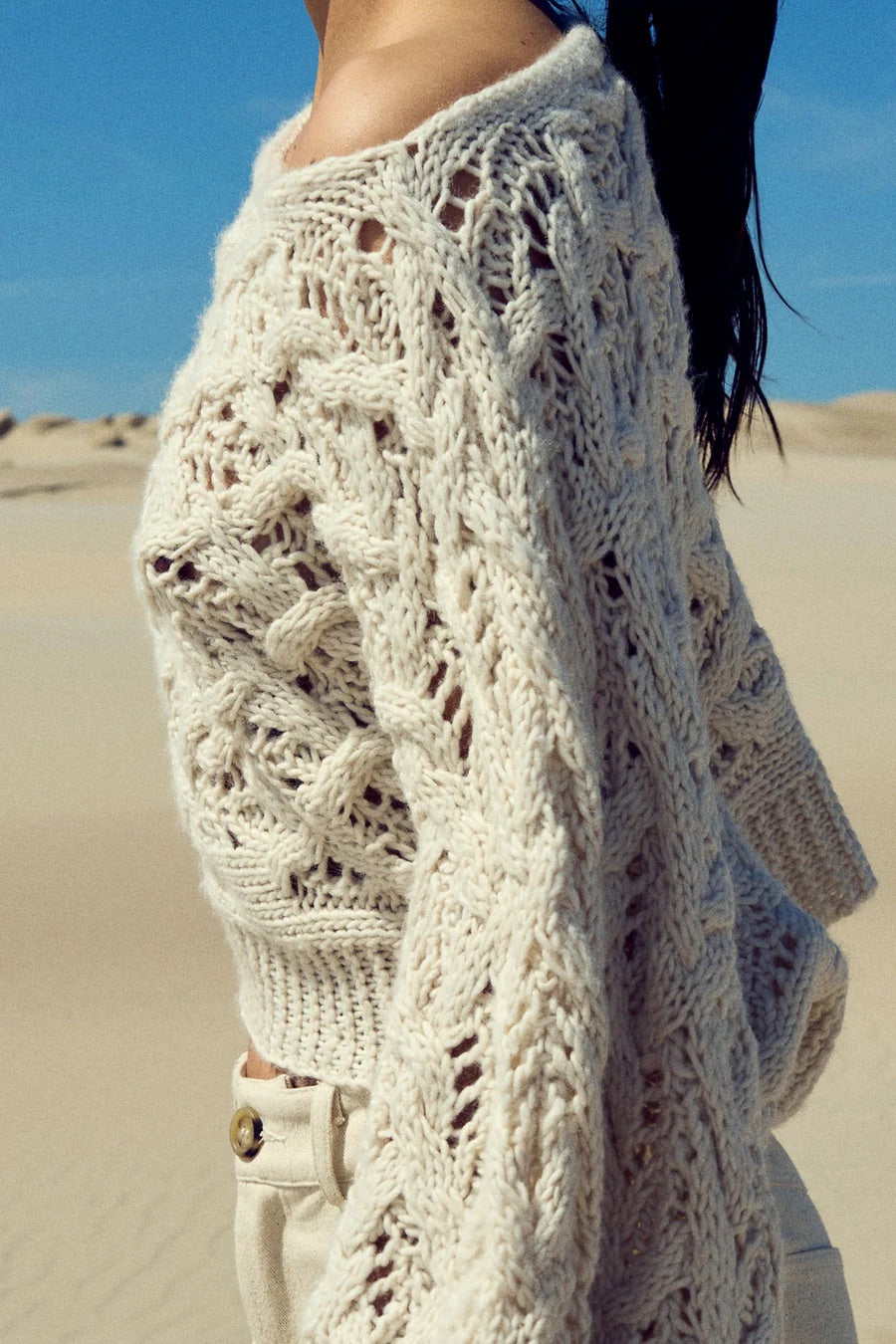 Keona Knit in Oyster
