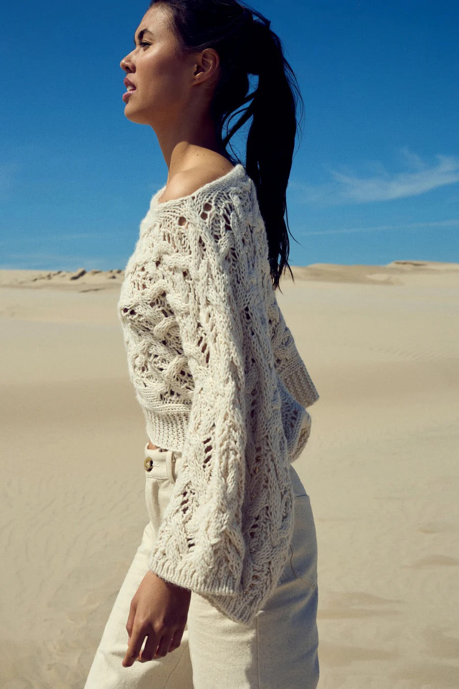 Keona Knit in Oyster