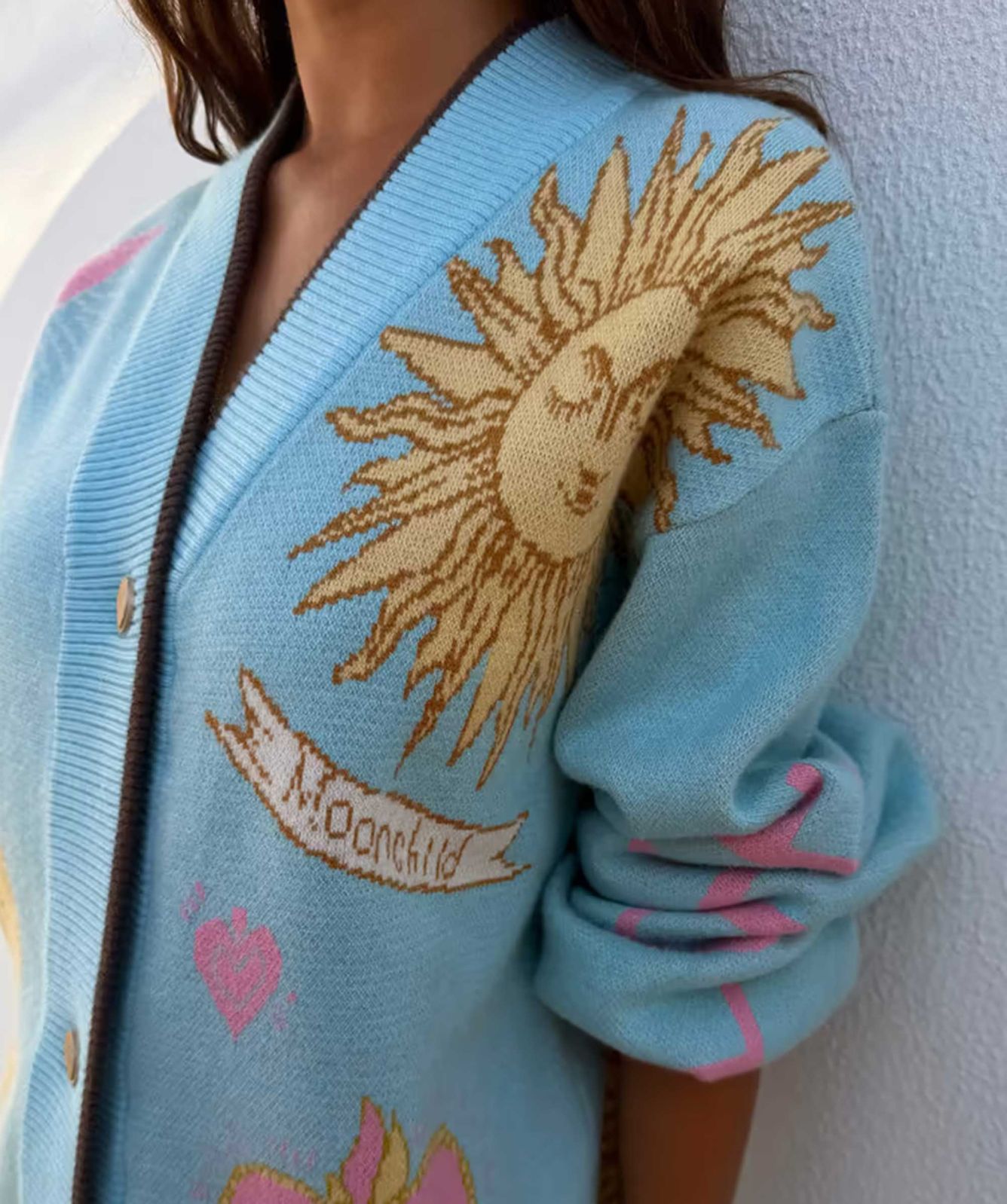 NFD Mystical Cardigan in Blue
