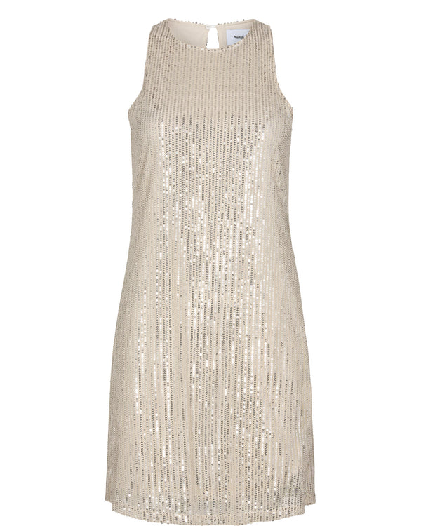 Numph Nuwiki Sequin Dress in Pristine