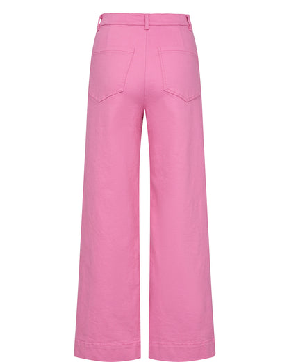 Nümph Nululu Cropped Jeans in Pink Cosmos