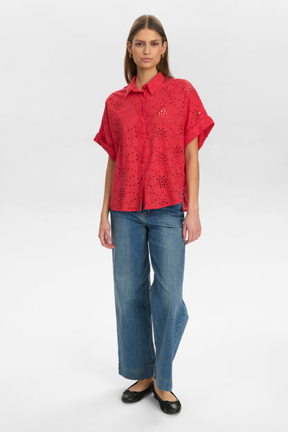 Nümph Nukarissa Shirt in Geranium