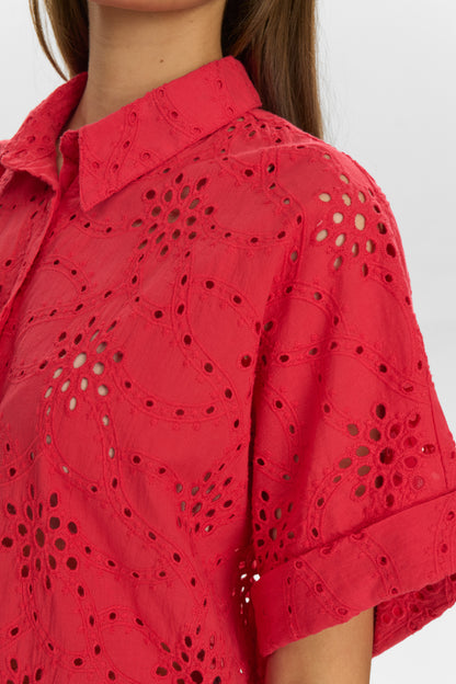 Nümph Nukarissa Shirt in Geranium