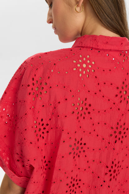Nümph Nukarissa Shirt in Geranium
