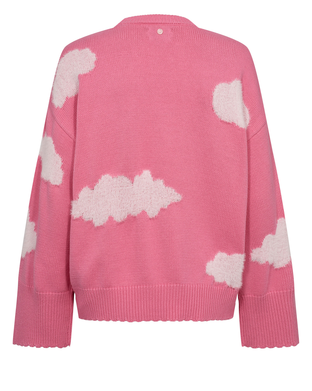 Numph Nuheavenly Cloud Knit in Pink Carnation